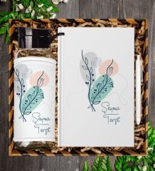 eJOYA Kişiye Özel Defter Kalem Ve Matara Hediye Seti 94762