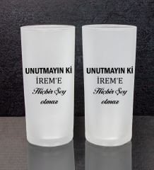 eJOYA Kişiye Özel 2'li Rakı Bardağı 111478