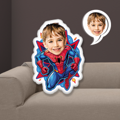 eJOYA Kişiye Özel Fotoğraflı Çizgi Karakter Yastık 115625