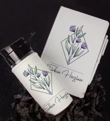 eJOYA Kişiye Özel Defter Kalem Ve Matara Hediye Seti 94771