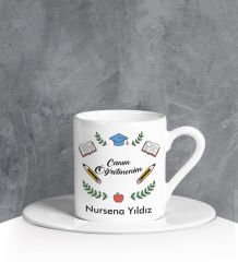 eJOYA Kişiye Özel Canım Öğretmenim Türk Kahvesi Fincanı 90664