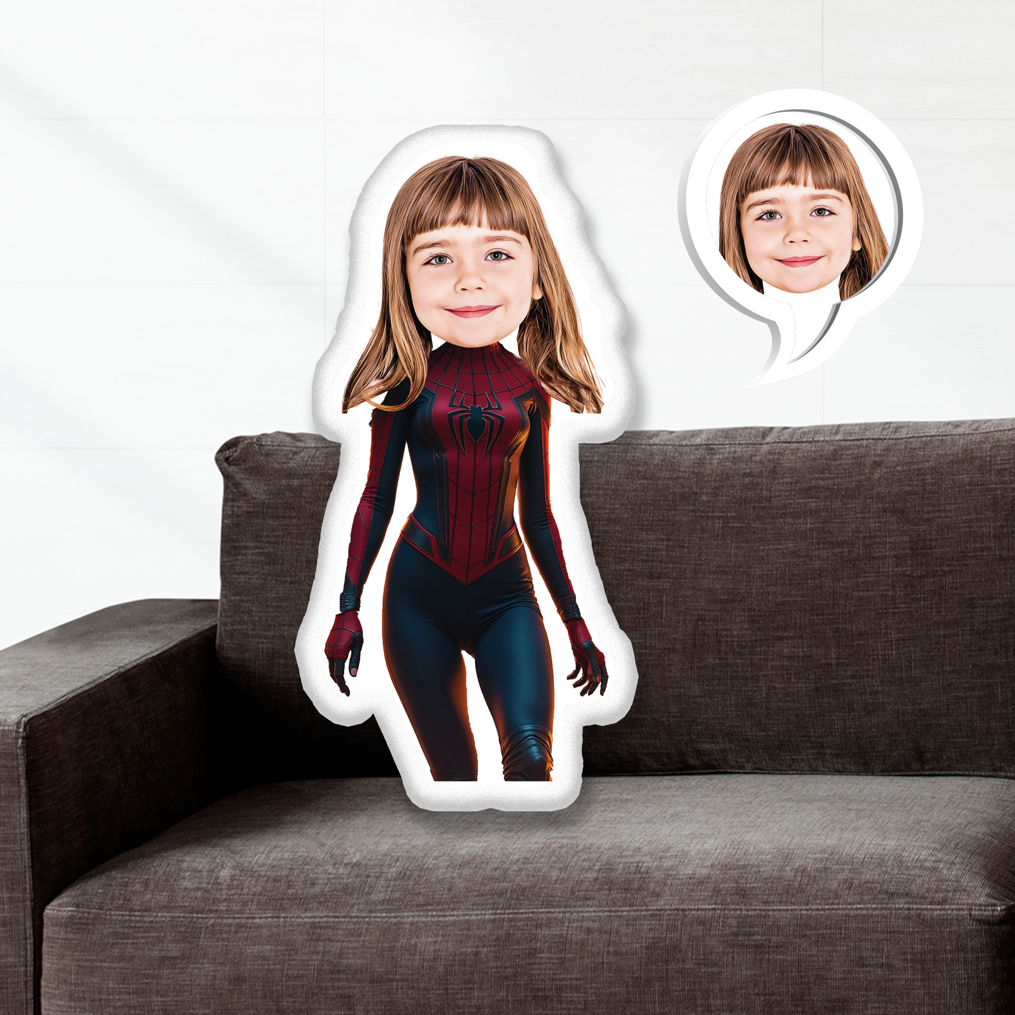 eJOYA Kişiye Özel Fotoğraflı Çizgi Karakter Yastık 115630