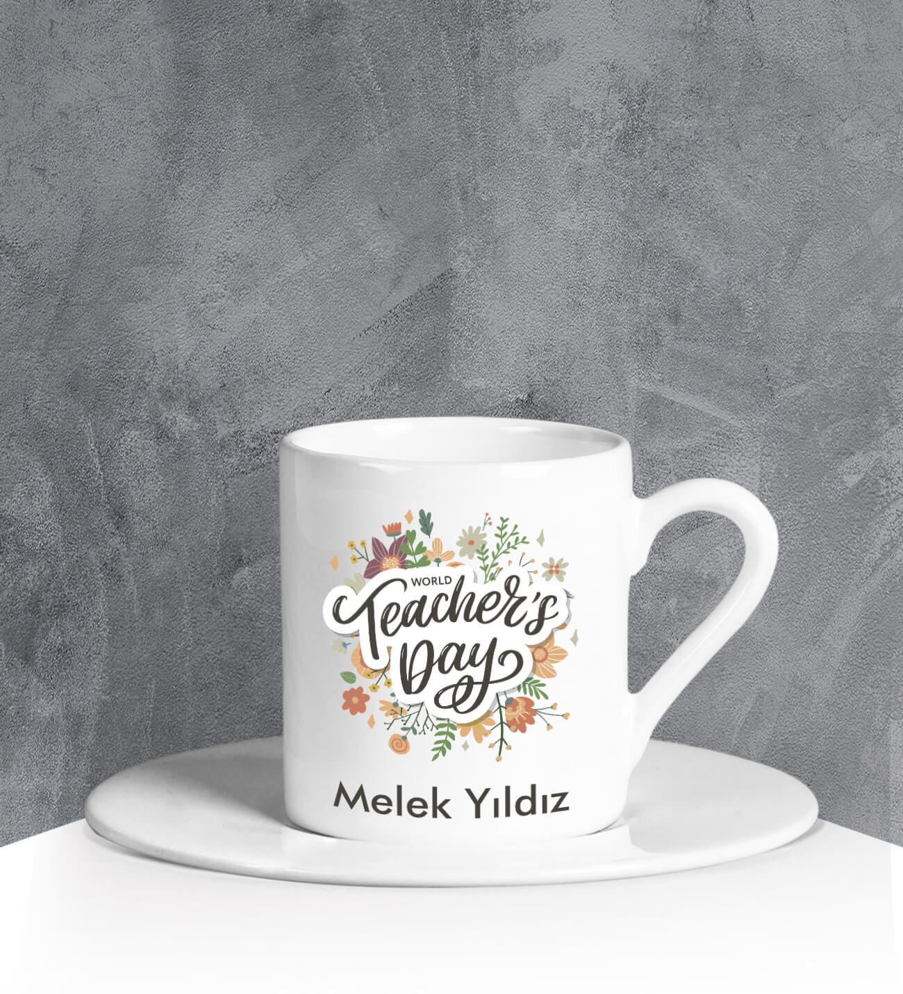 eJOYA Kişiye Özel Teachers Day Türk Kahvesi Fincanı 90675