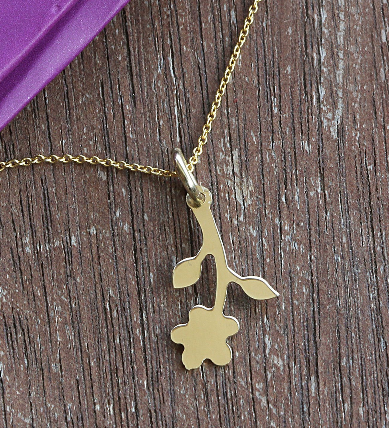 eJOYA Çiçek Altın Kolye 76558