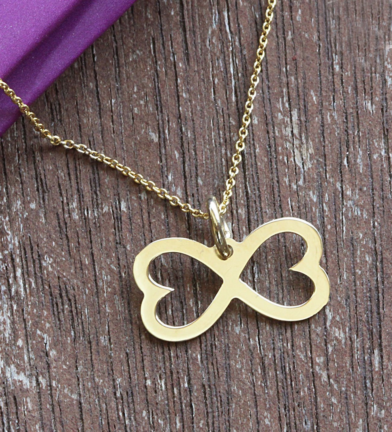 eJOYA Kalpten Sonsuzluk Altın Kolye 76595