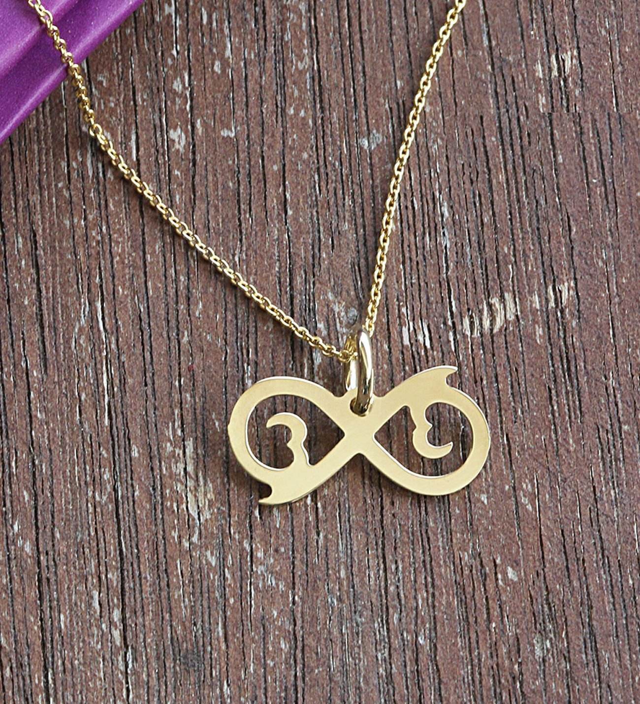 eJOYA Kalpten Sonsuzluk Altın Kolye 76596