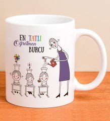 eJOYA Kişiye Özel En Tatlı Öğretmen Kupa Bardak 79909