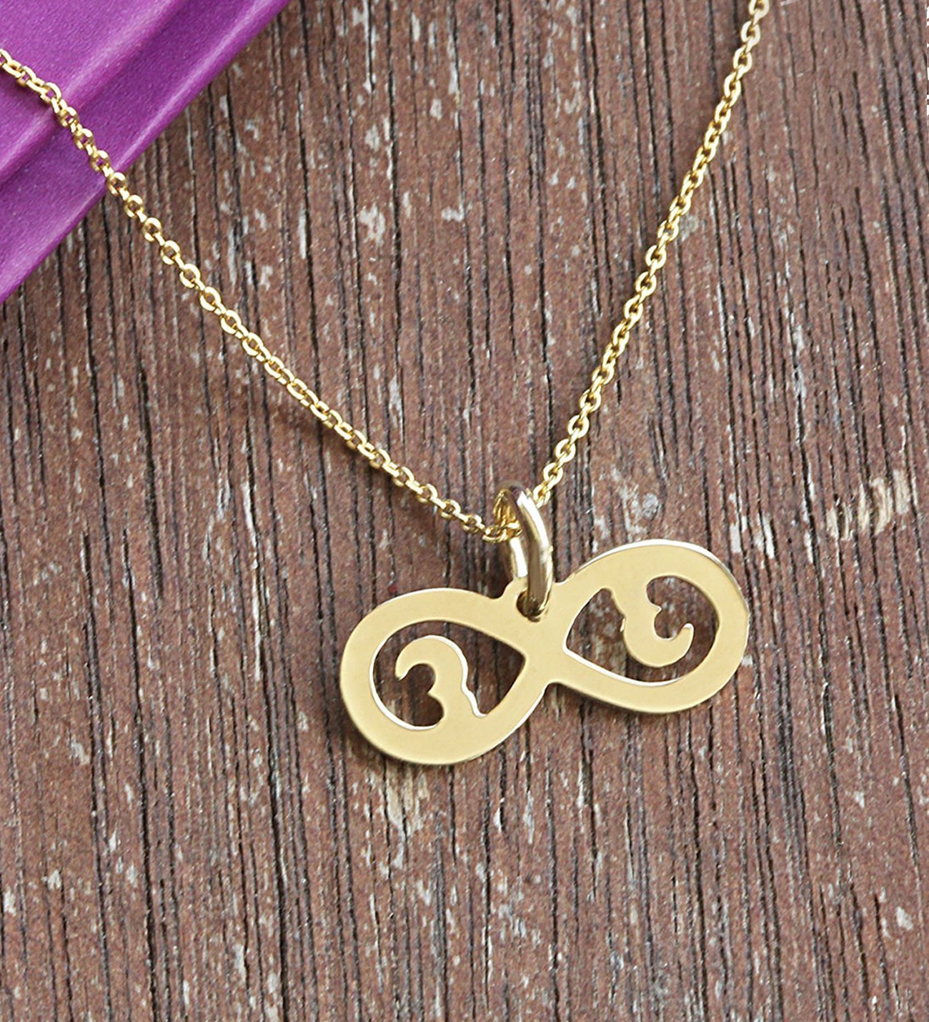 eJOYA Kalpten Sonsuzluk Altın Kolye 76597