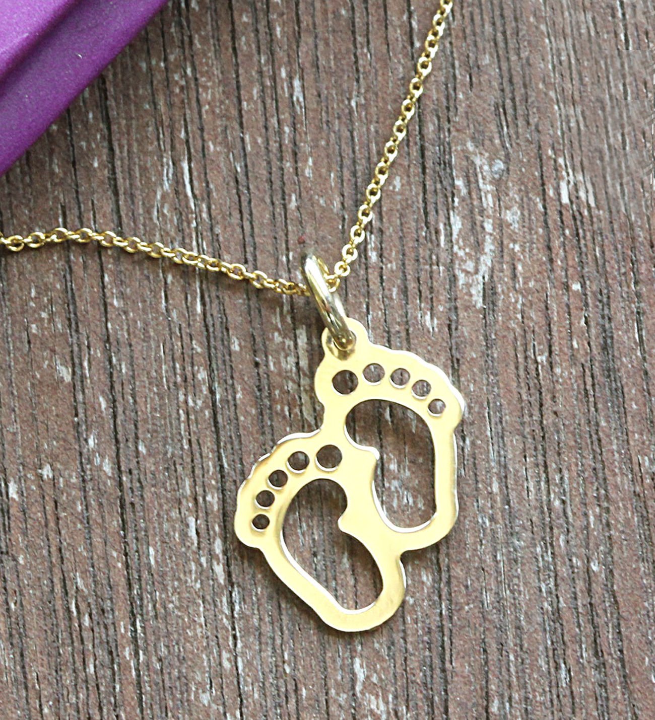 eJOYA Bebek Ayağı Altın Kolye 76598