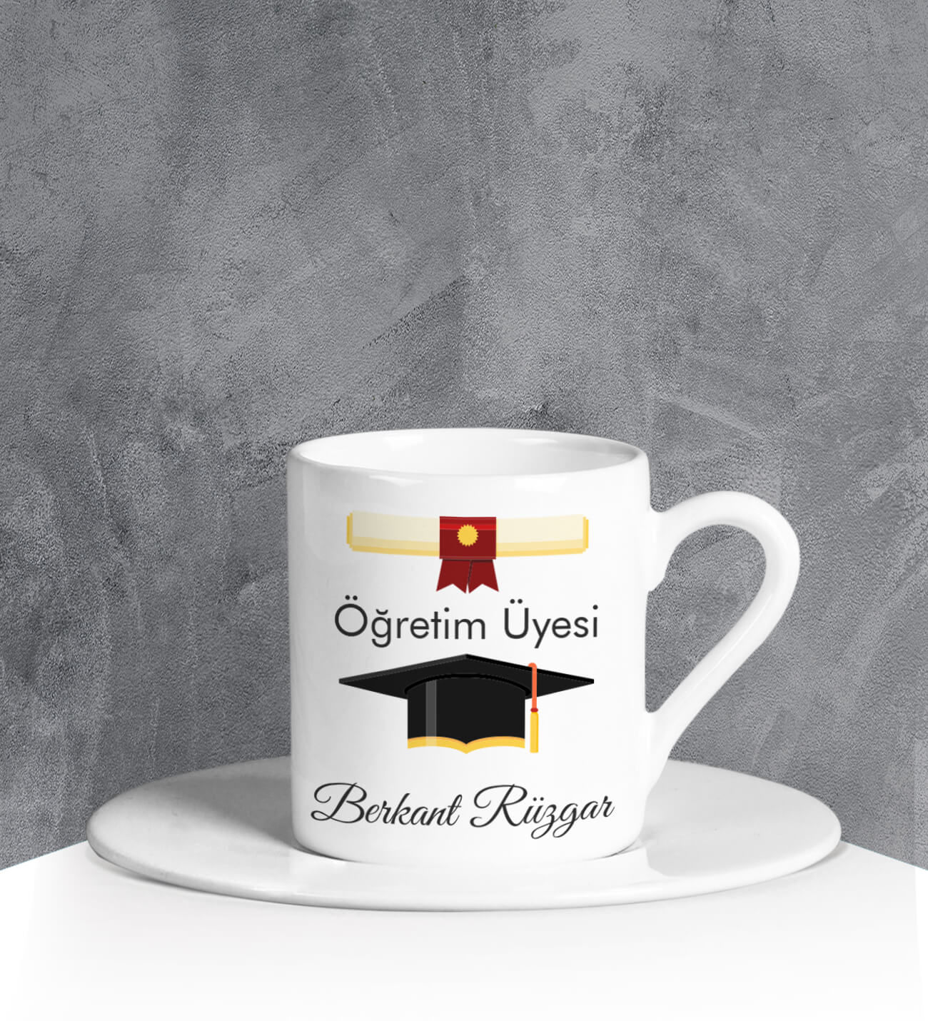 eJOYA Kişiye Özel Öğretim Üyesi Türk Kahvesi Fincanı 90694