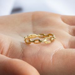 eJOYA Altın Zincir Yüzük 107514