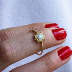 eJOYA Altın Opal Taşlı Yüzük 107517