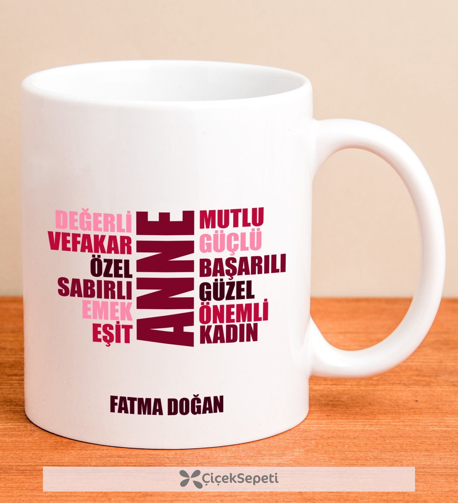 eJOYA Kişiye Özel Anne Temalı Kupa Bardak 79918