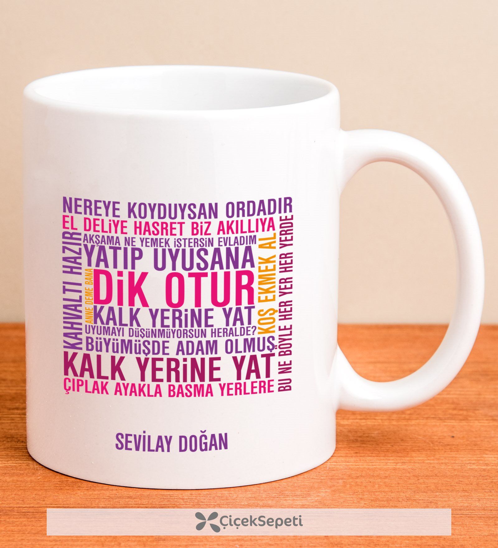 eJOYA Kişiye Özel Anne Sözleri Kupa Bardak 79919