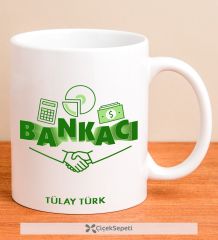 eJOYA Kişiye Özel Bankacı Kupa Bardak 79923