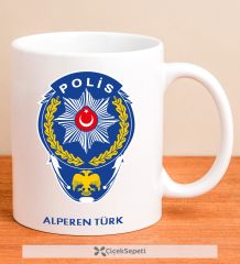 eJOYA Kişiye Özel Polis Kupa Bardak 79930