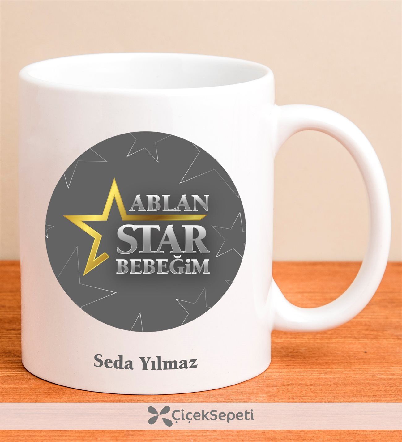 eJOYA Kişiye Özel Ablan Star Bebeğim Kupa Bardak 79931