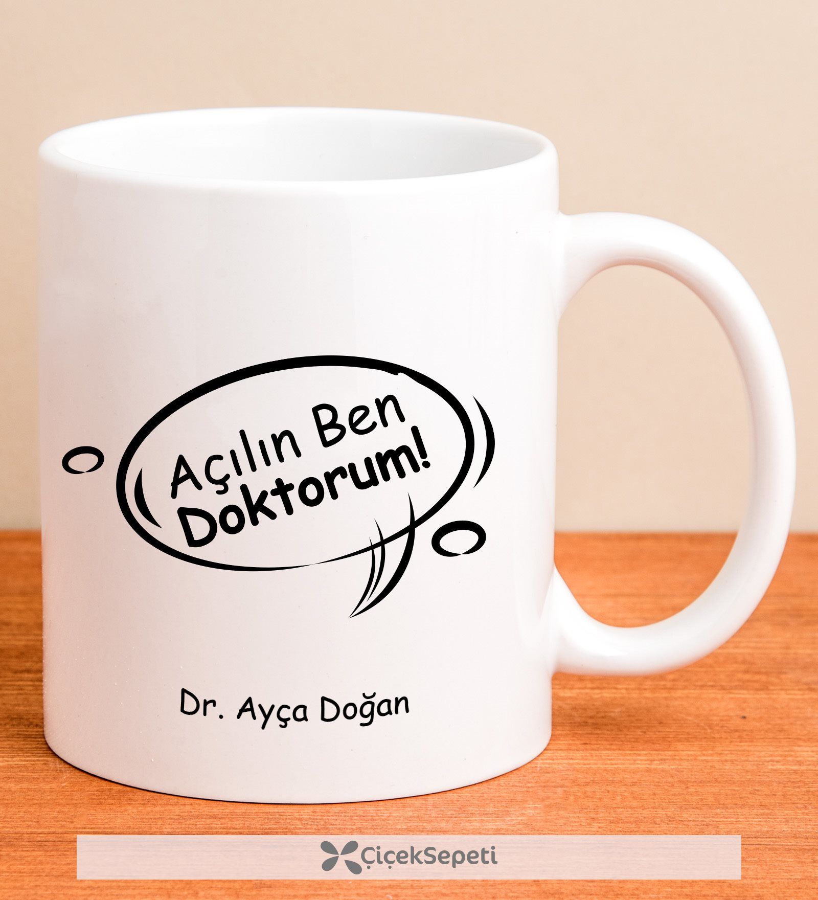eJOYA Kişiye Özel Açılın Ben Doktorum Kupa Bardak 79937