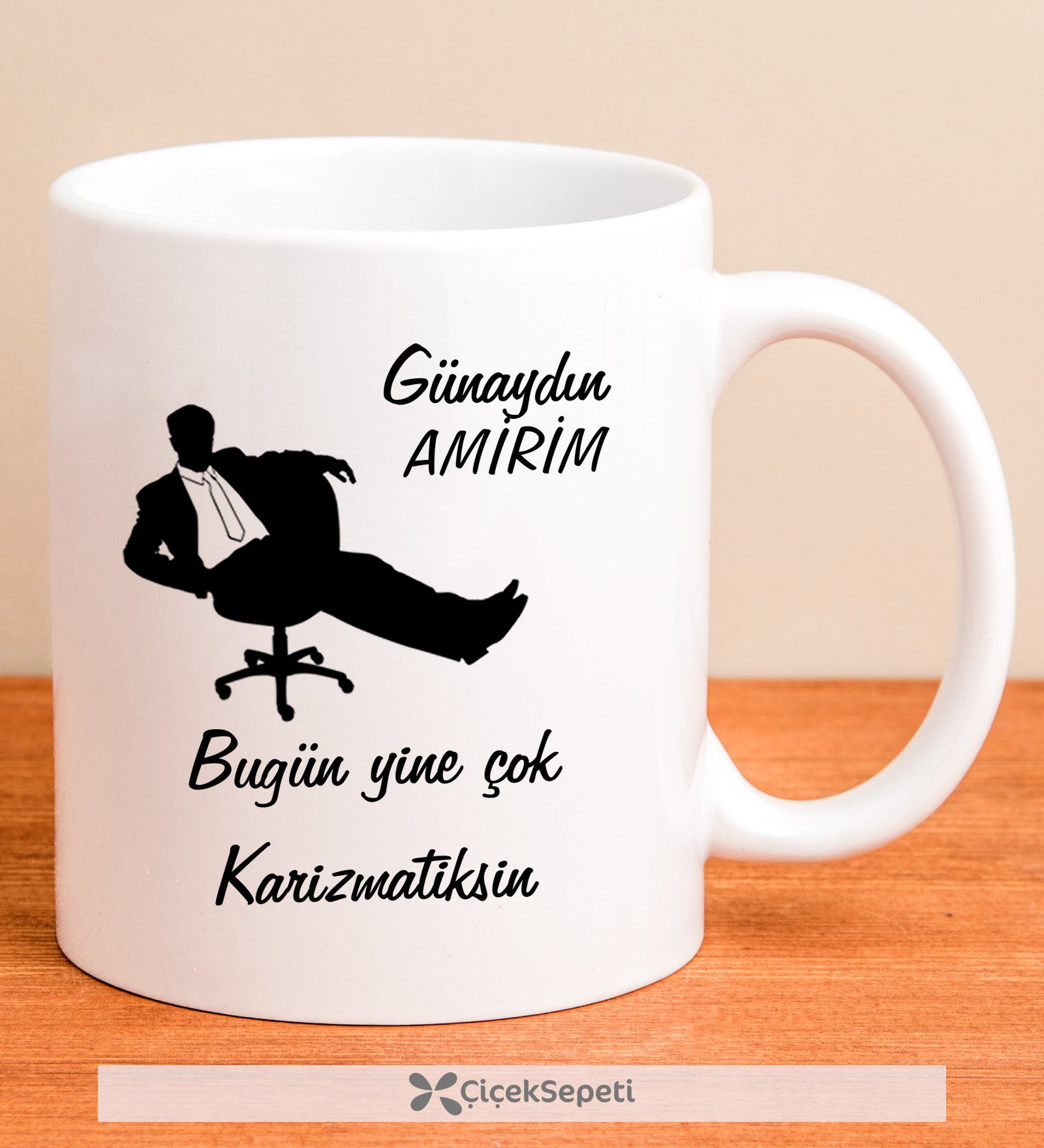 eJOYA Kişiye Özel Bugün Çok Karizmatiksin Kupa Bardak 79941