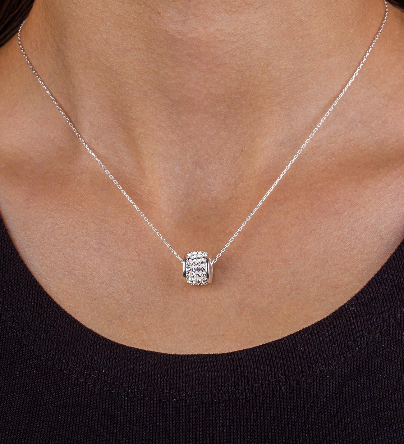eJOYA 925 Ayar Gümüş Zircon Taşlı Kolye 113385