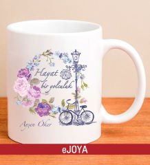 eJOYA Kişiye Özel Hayat Bir Yolculuk Kupa Bardak 79958